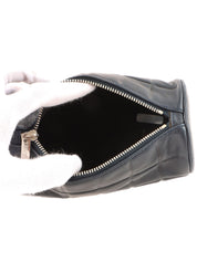 2001 Chocolate Bar CC Mark Stitch Pouch, Navy