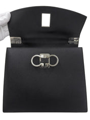 ガンチーニプレート2wayバッグ ブラック