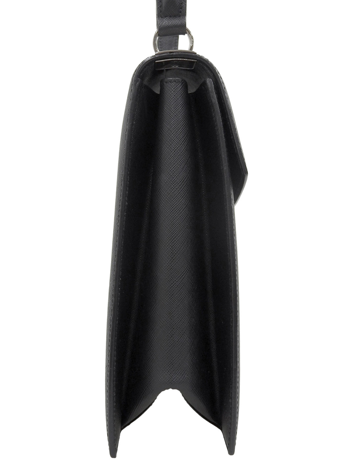 ガンチーニプレート2wayバッグ ブラック