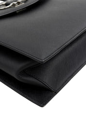 ガンチーニプレート2wayバッグ ブラック