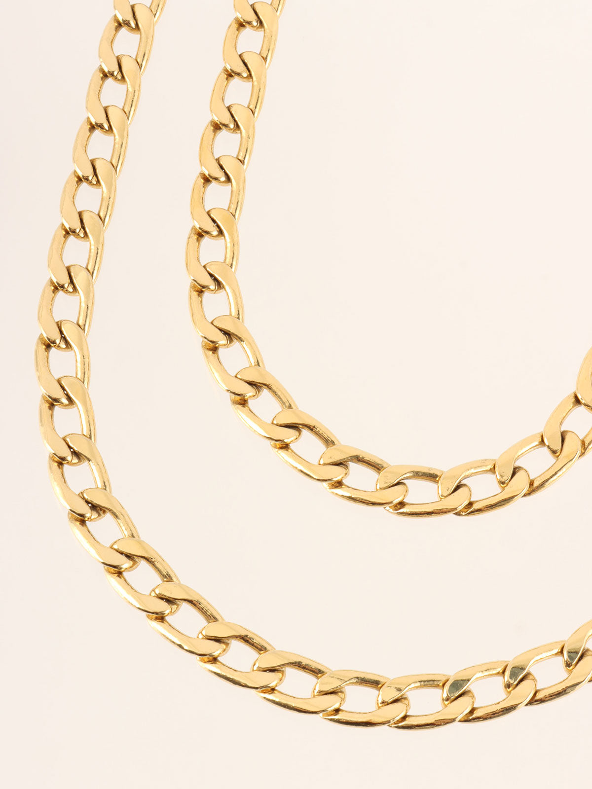 CC Mark Coin Charm Chain Belt Gold