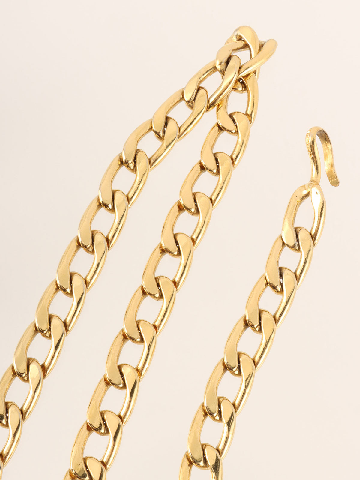 CC Mark Coin Charm Chain Belt Gold