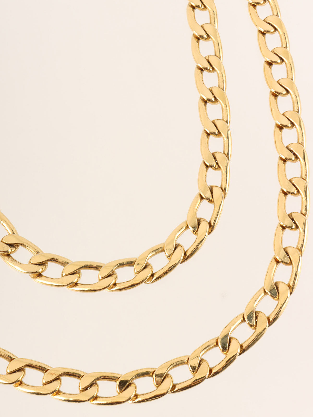 CC Mark Coin Charm Chain Belt Gold