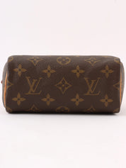 2008 帆布 Monogram Mini Speedy 定制款棕色