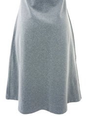 1998 CC mark embroidered sleeveless dress in gray/multi