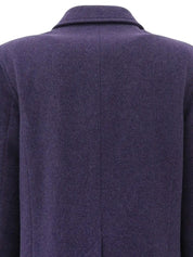 1995 Wool CC Mark Button Jacket, Purple