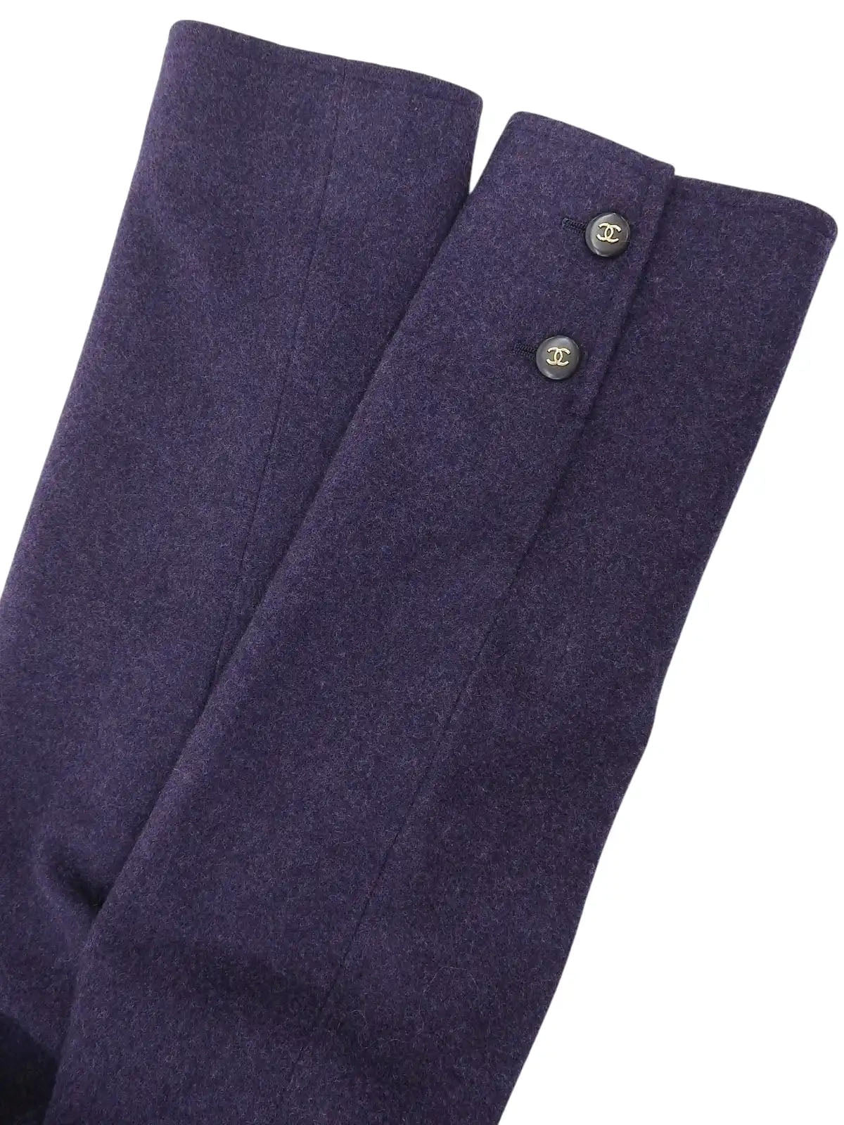 1995 Wool CC Mark Button Jacket, Purple
