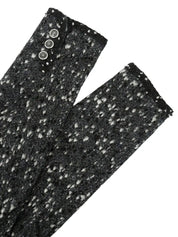 2001年製 ウールCCマークボタントリムデザインジャケット グレー/ネイビー