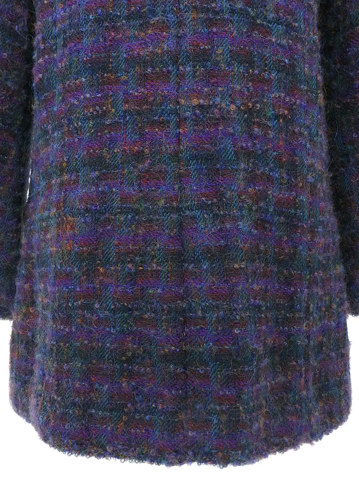 1997 CC Mark Button Tweed Jacket Purple/Multi