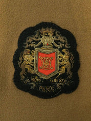 Logo Emblem Patch Blouson Brown