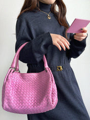 Intrecciato Shoulder Bag Orchid