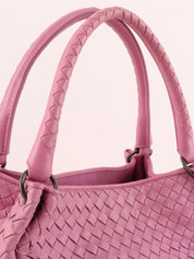 Intrecciato Shoulder Bag Orchid