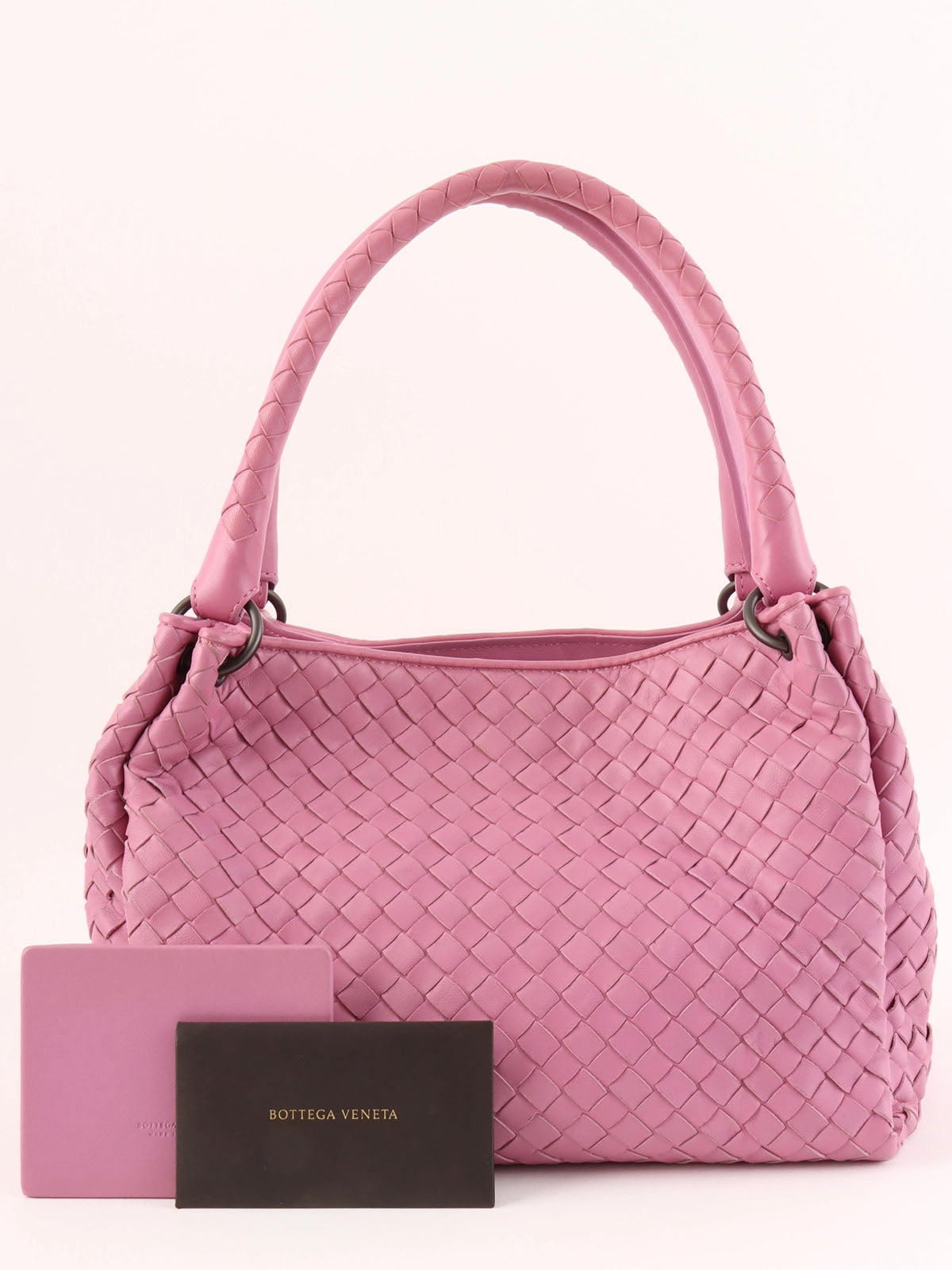 Intrecciato Shoulder Bag Orchid