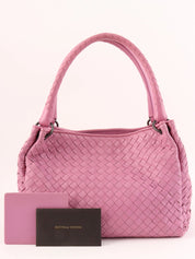 Intrecciato Shoulder Bag Orchid