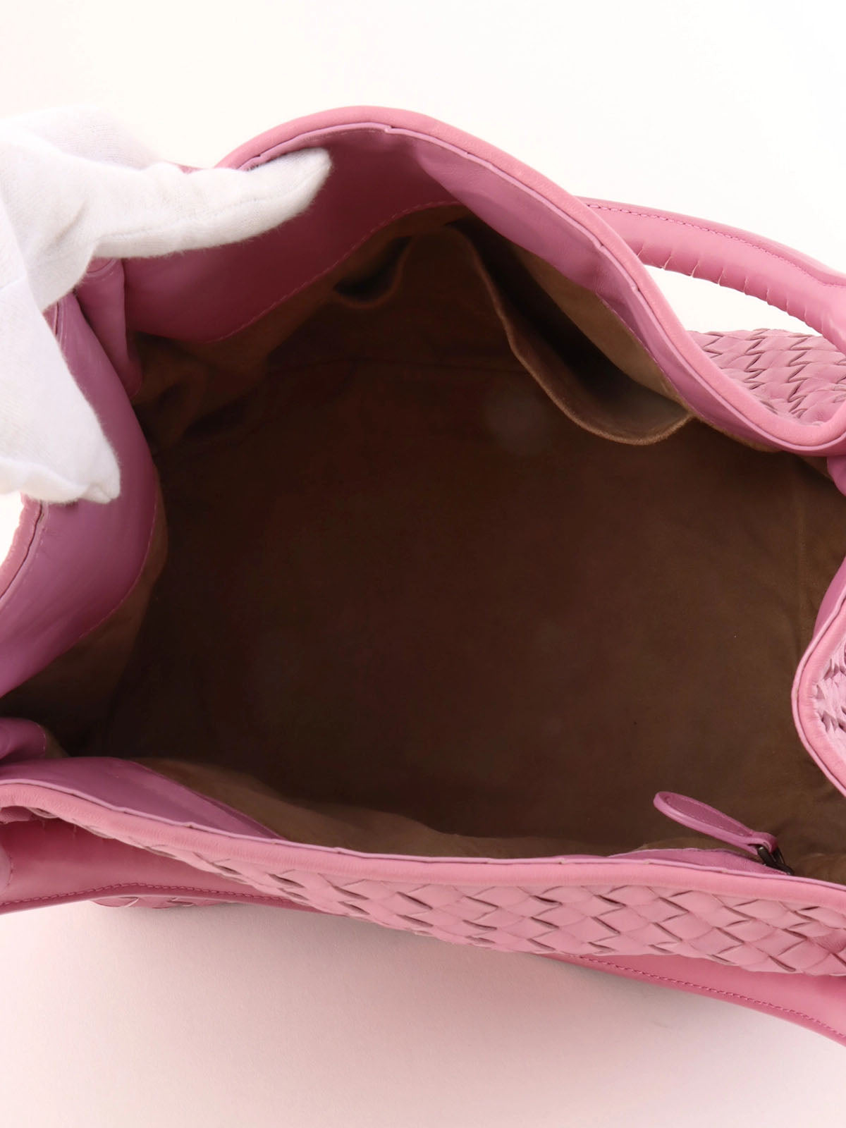 Intrecciato Shoulder Bag Orchid