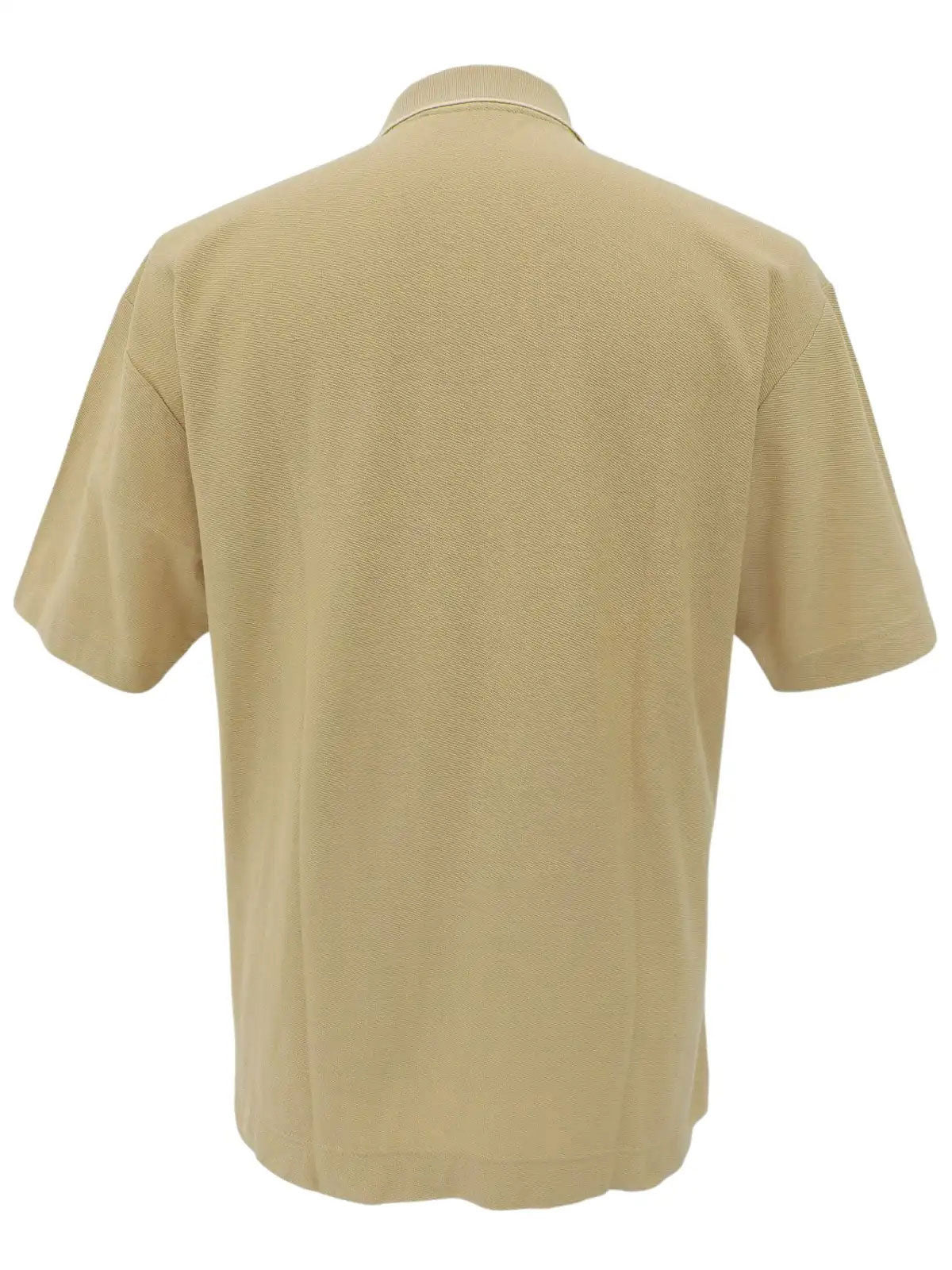 米色刺绣徽标 Polo 衫