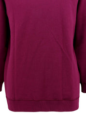 Back logo embroidered hoodie in Dahlia Purple