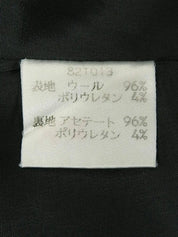 灰色羊毛徽标纽扣夹克
