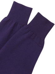 Purple Logo Emblem Knit Top