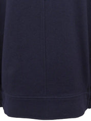 Navy Wool Logo Button Blouson