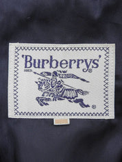 Navy Wool Logo Button Blouson