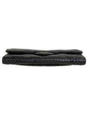 2007 Punched Leather CC Mark Plate Wallet Black
