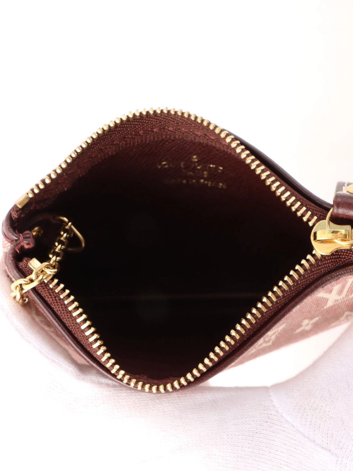 2012 Monogram Idylle Pochette Cle Sepia
