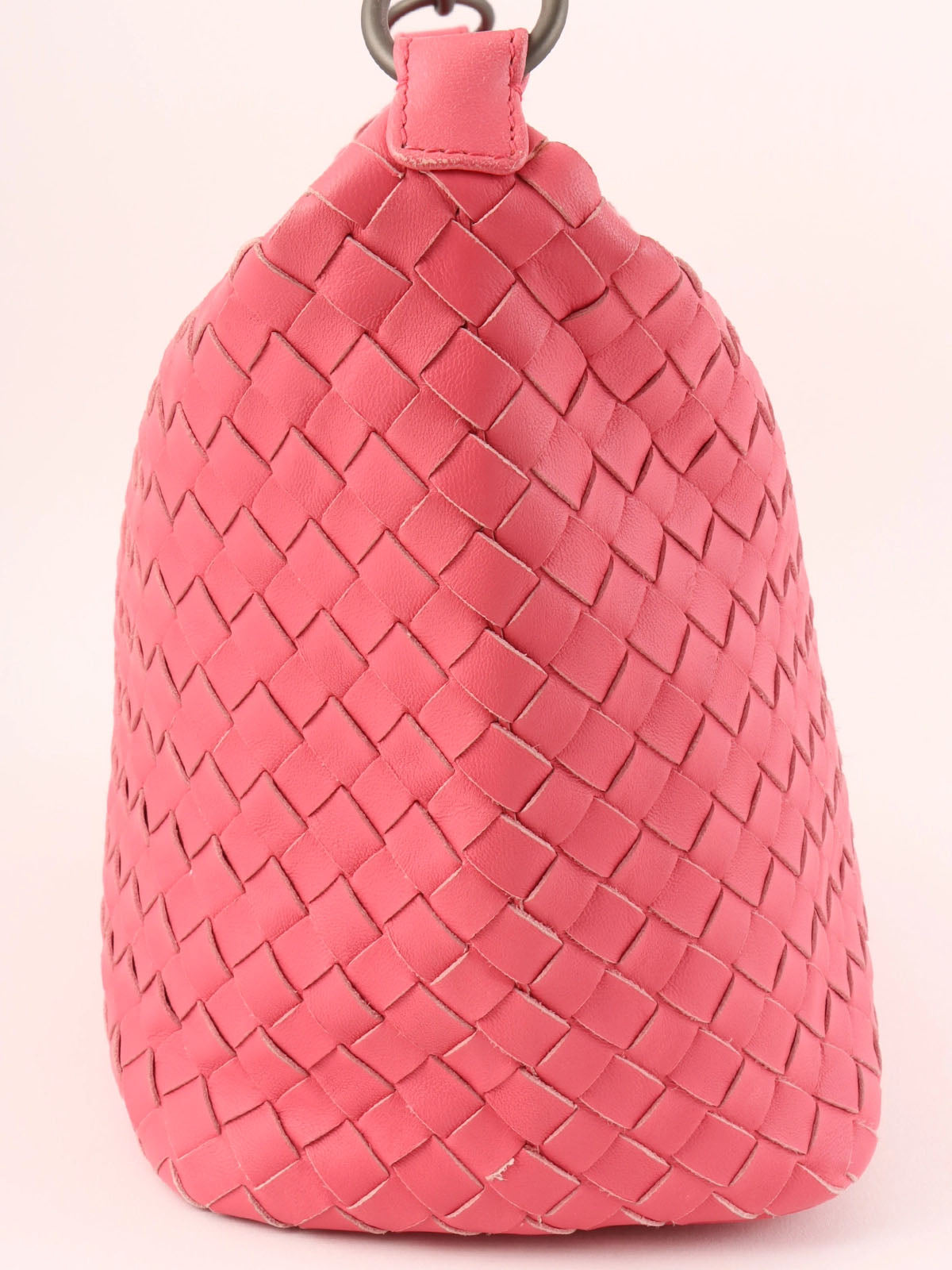 Pink Intrecciato Handbag