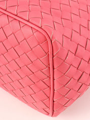 Pink Intrecciato Handbag
