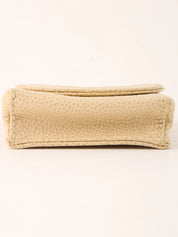 约2000年 Caviar Skin CC Mark Stitch 烟盒,象牙色