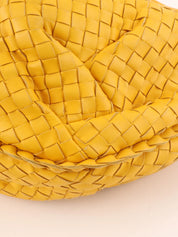 Yellow Intrecciato Hobo Bag
