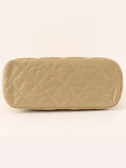 2014 Wild Stitch CC Turnlock Chain Bag, Beige