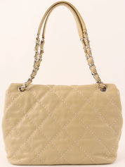 2014 Wild Stitch CC Turnlock Chain Bag, Beige