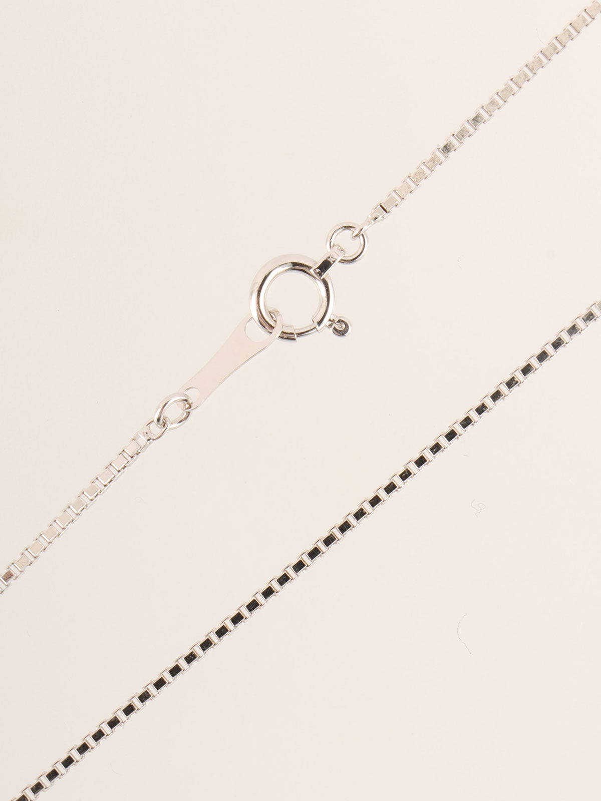 18K 钻石银泪滴项链