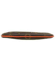 2008 Canvas Monogram Perfo Pochette Cle Brown/Orange