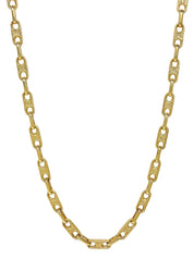 Macadam Chain Necklace Gold
