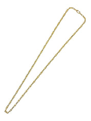 Macadam Chain Necklace Gold