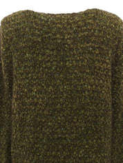 1998 Tweed CC Mark 纽扣开衫 绿/棕