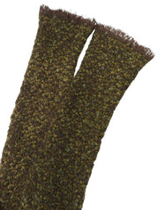1998 Tweed CC Mark 纽扣开衫 绿/棕