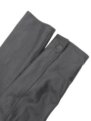 黑色美杜莎纽扣腰带夹克