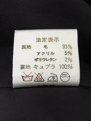 灰色/黄色羊毛格纹双排扣夹克