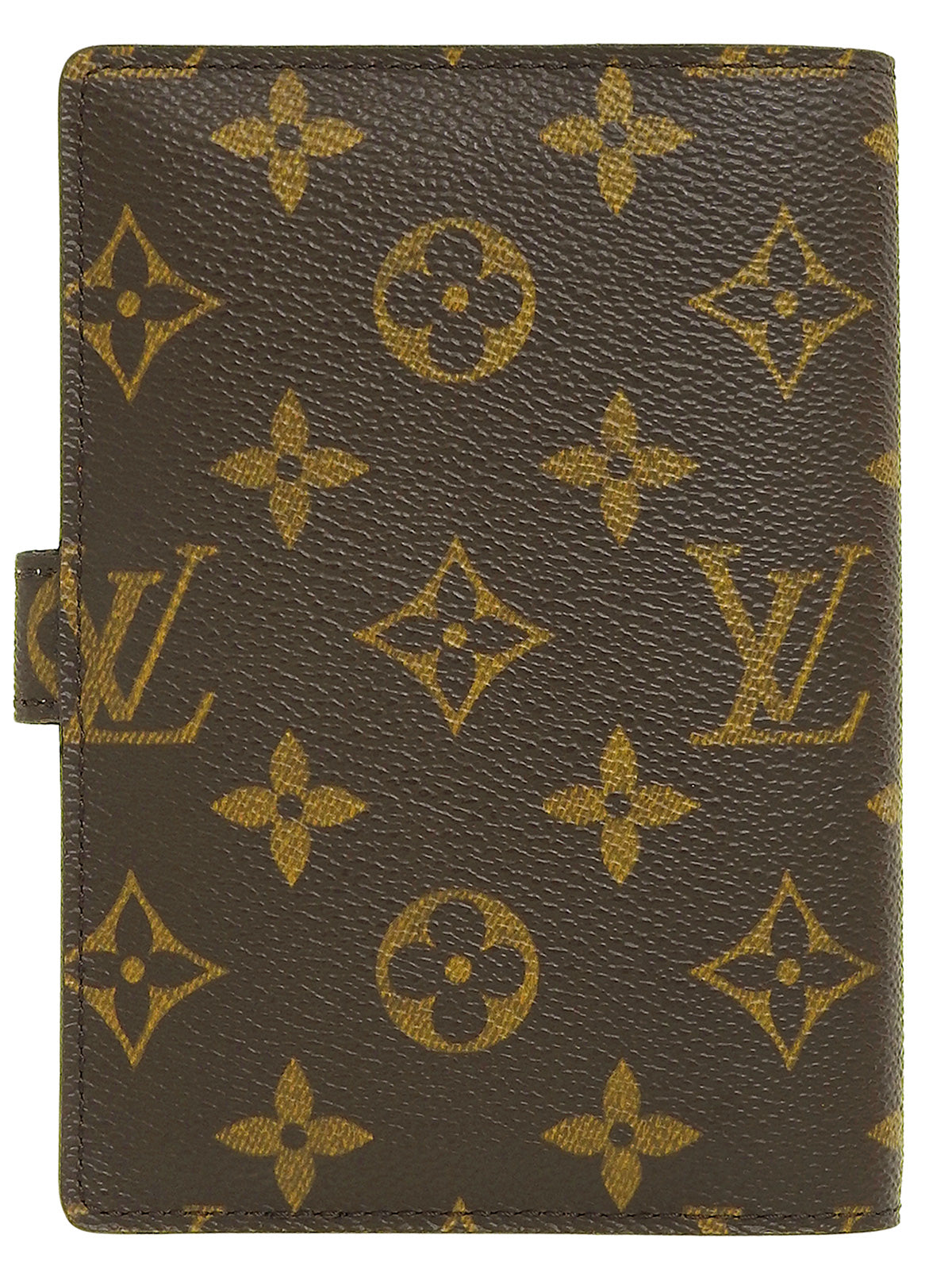 2002 Canvas Monogram Agenda Brown