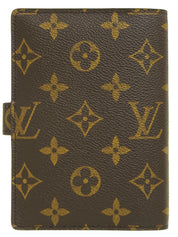 2002 Canvas Monogram Agenda Brown