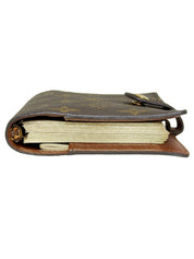 2002 Canvas Monogram Agenda Brown
