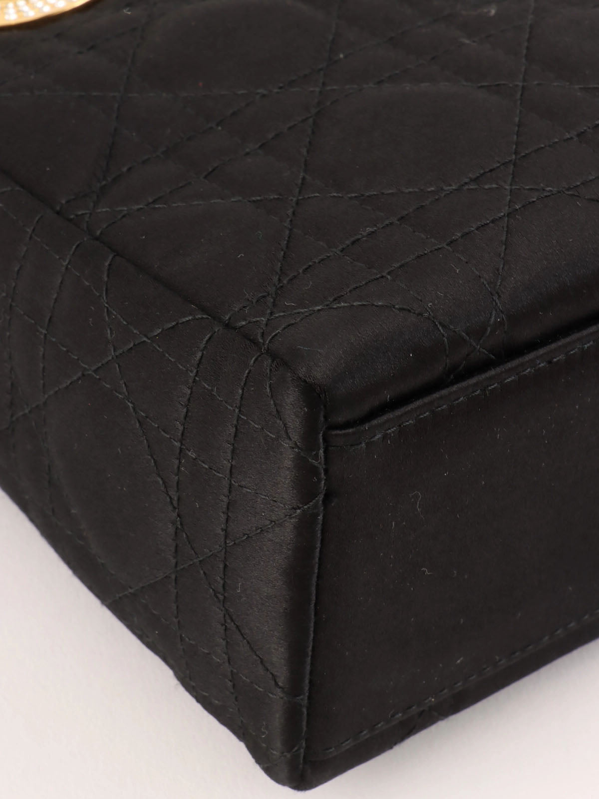 Lady Dior 缎面迷你黑色款