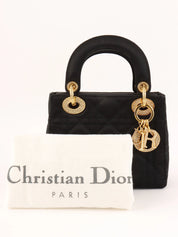 Lady Dior 缎面迷你黑色款