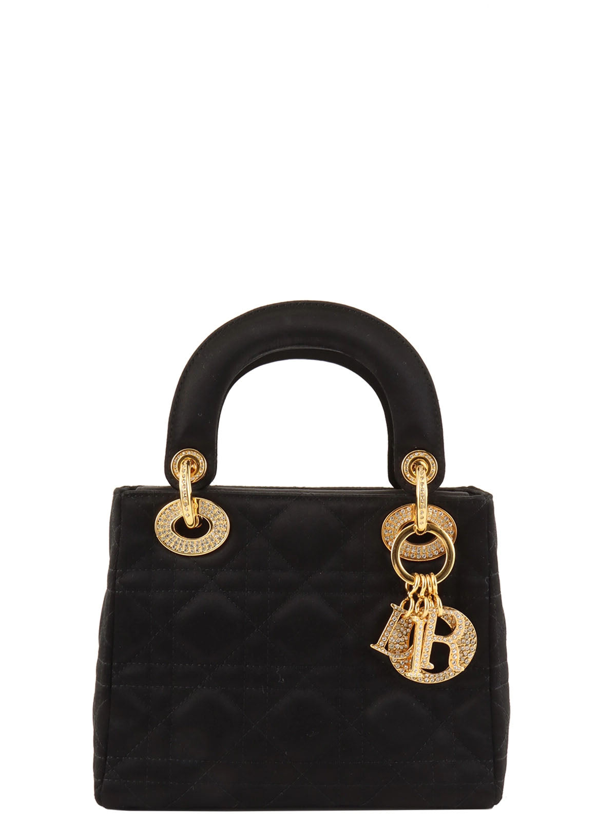 Lady Dior 缎面迷你黑色款