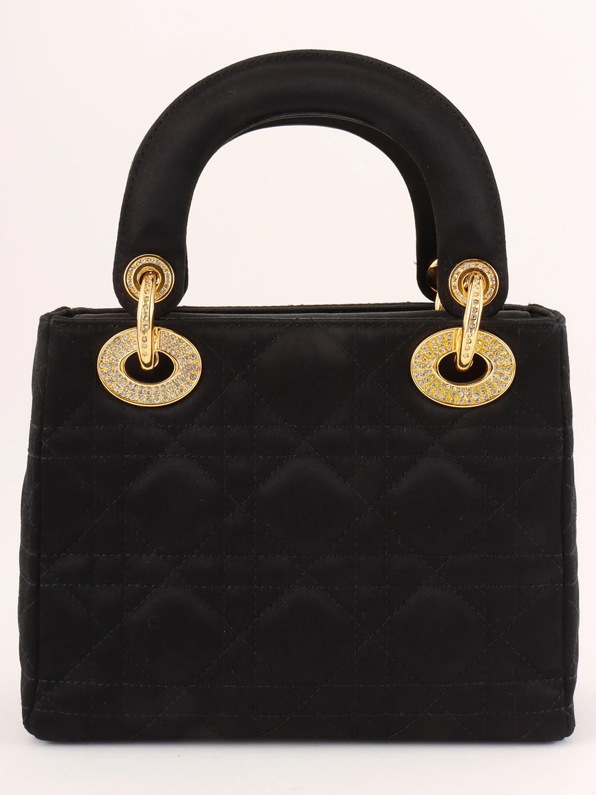 Lady Dior 缎面迷你黑色款