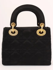Lady Dior 缎面迷你黑色款