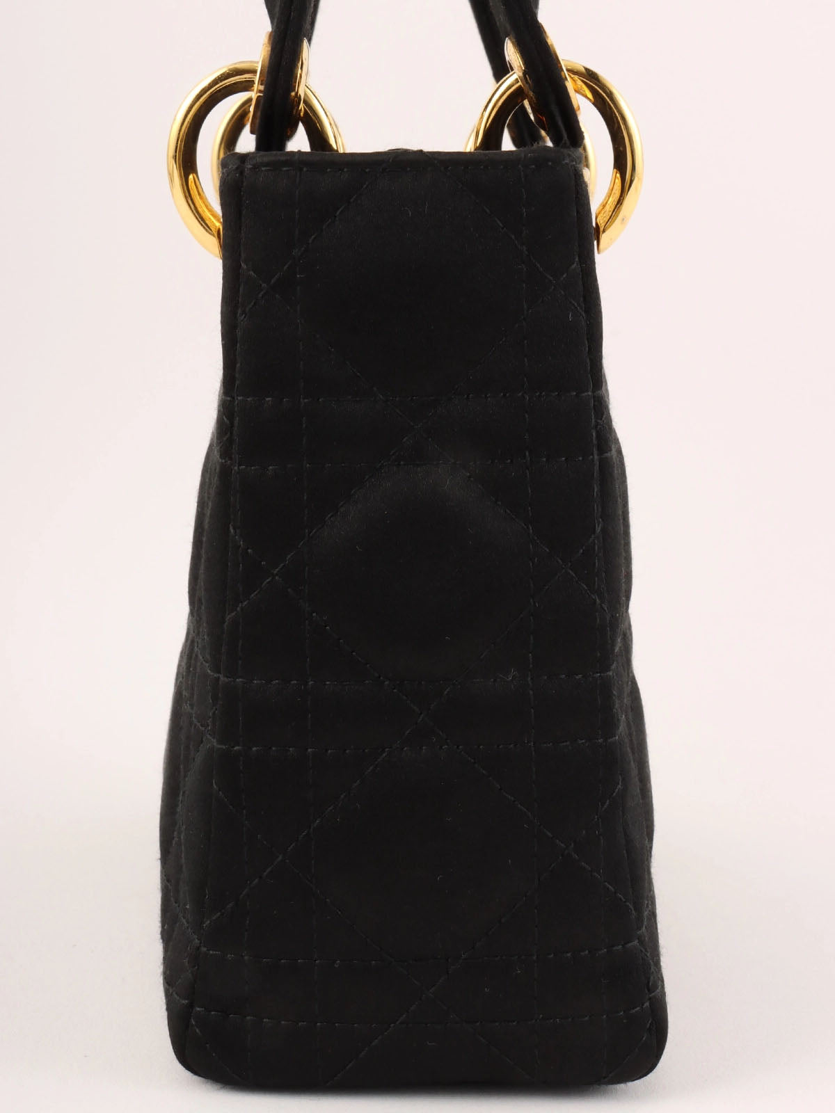 Lady Dior 缎面迷你黑色款